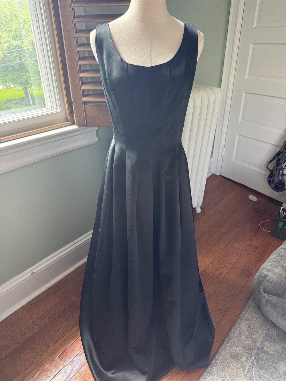 Vintage 90s ABS Allen Schwartz Gown w/tulle skirt
